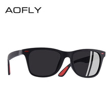 Load image into Gallery viewer, AOFLY NEW DESIGN Ultralight TR90 Polarized Sunglasses Men Women Driving Square Style Sun Glasses Male Goggle UV400 Gafas De Sol