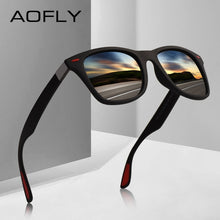 Load image into Gallery viewer, AOFLY NEW DESIGN Ultralight TR90 Polarized Sunglasses Men Women Driving Square Style Sun Glasses Male Goggle UV400 Gafas De Sol